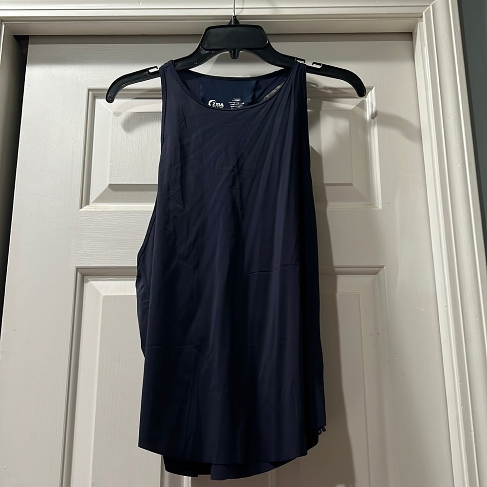 NWT ZYIA Double Racer Tank